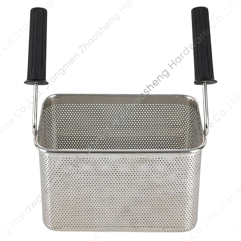 Best Perforated Cooking Noodle Strainer Square Pasta Cooker Basket with Handle
