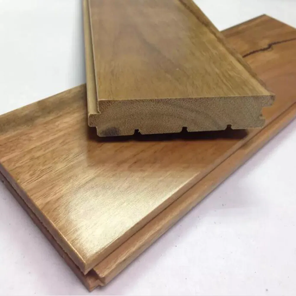 Household/Commercial Solid Spotted Gum Hardwood Flooring with Squre Edges