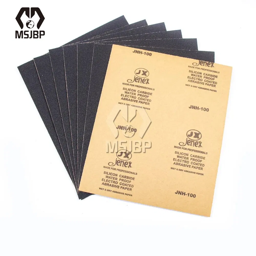 Jx Jenex P60 Black Silicon Carbide Waterproof Sandpaper
