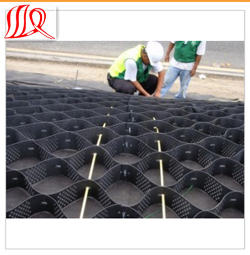 10cm/15cm/20cm Black HDPE Geocell for Slope, Channel or Ground Stabilization.