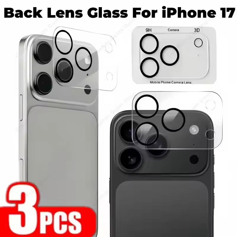 Защитное стекло для камеры iPhone 17 Pro Max, 16 Plus, 17 Air