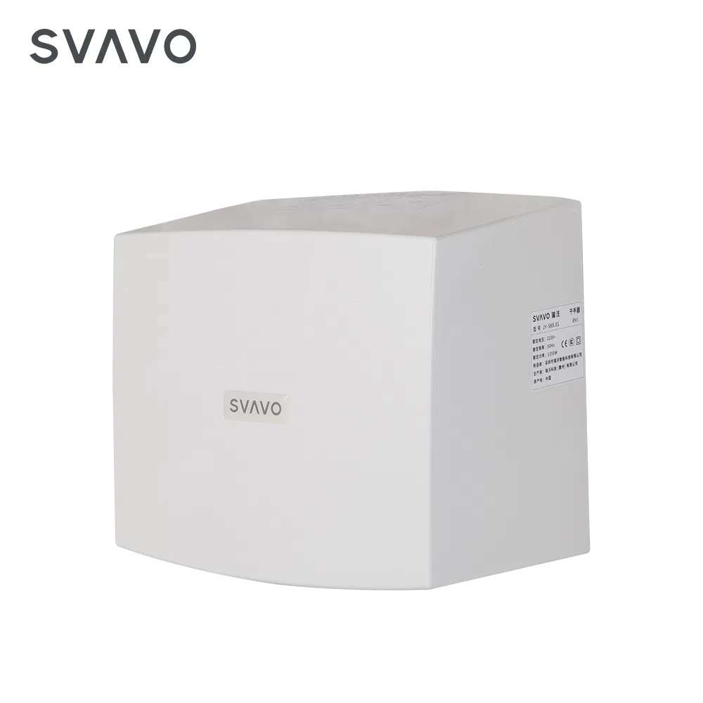 Commercial or Home Use Bathrooms Wall Mounted Small and Compact Auto Warm Wind Hand Dryer with Air Filter