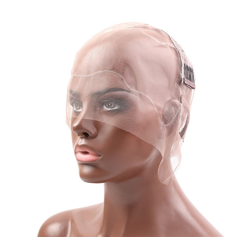 Кепка для парика без клея Full Lace с регулируемыми лямками