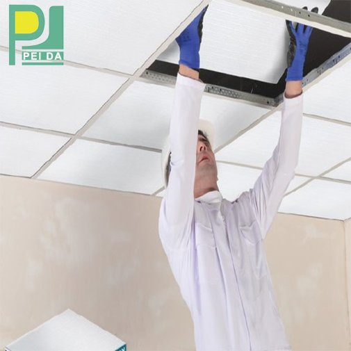 Low Price Office Style PVC Water Resistant Gypsum Ceiling Tiles in China