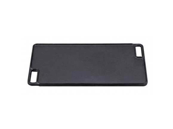 Двусторонняя чугунная сковорода-гриль с антипригарным покрытием