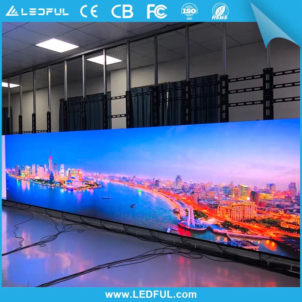 Ultra Slim Indoor Fixed LED Video Wall Digital Advertising Billboard Front Service P1.5 Indoor LED Display
