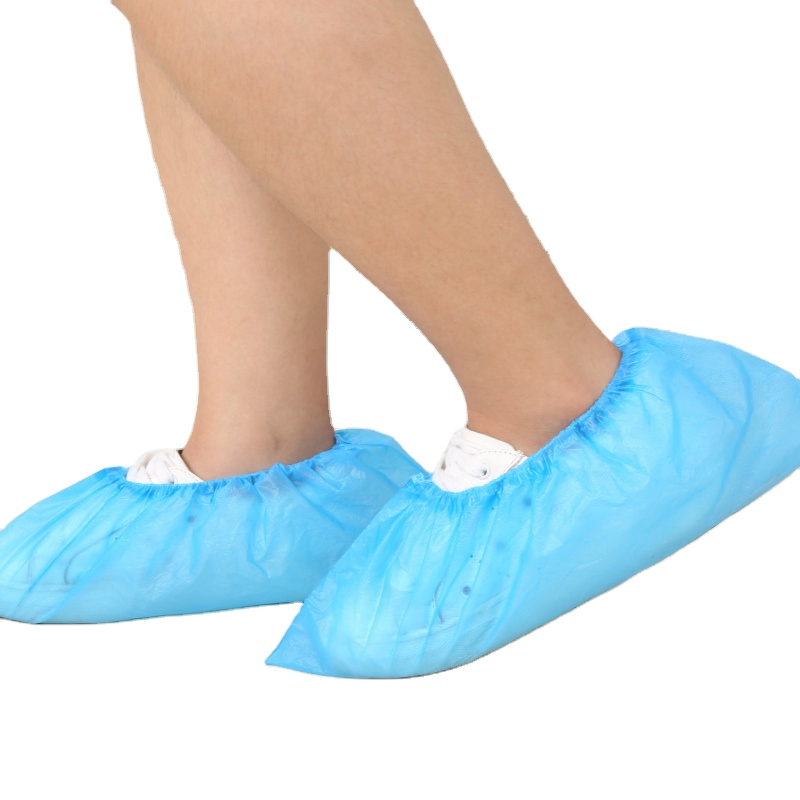 Hot Selling Disposable Elastic CPE Shoe Cover