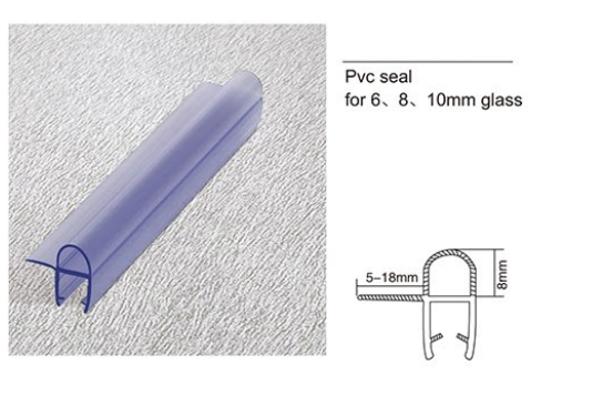 E-Star Glass Shower Door Side Seal Strip