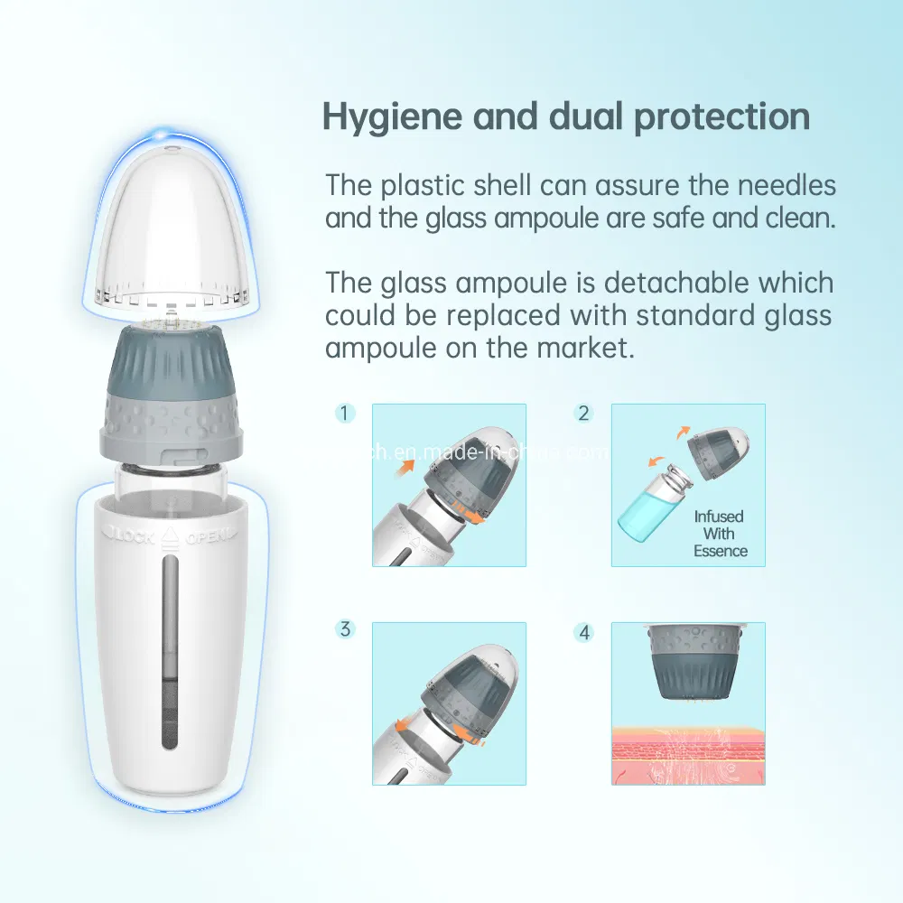 Дермароллер Derma Hydra с 24 титановыми иглами