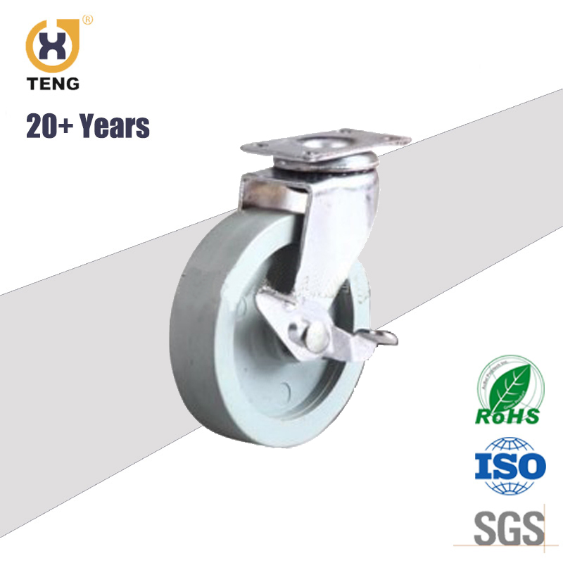 Hospital IV Pole & Stand Caster Wheel Light Duty Medical Cart Caster