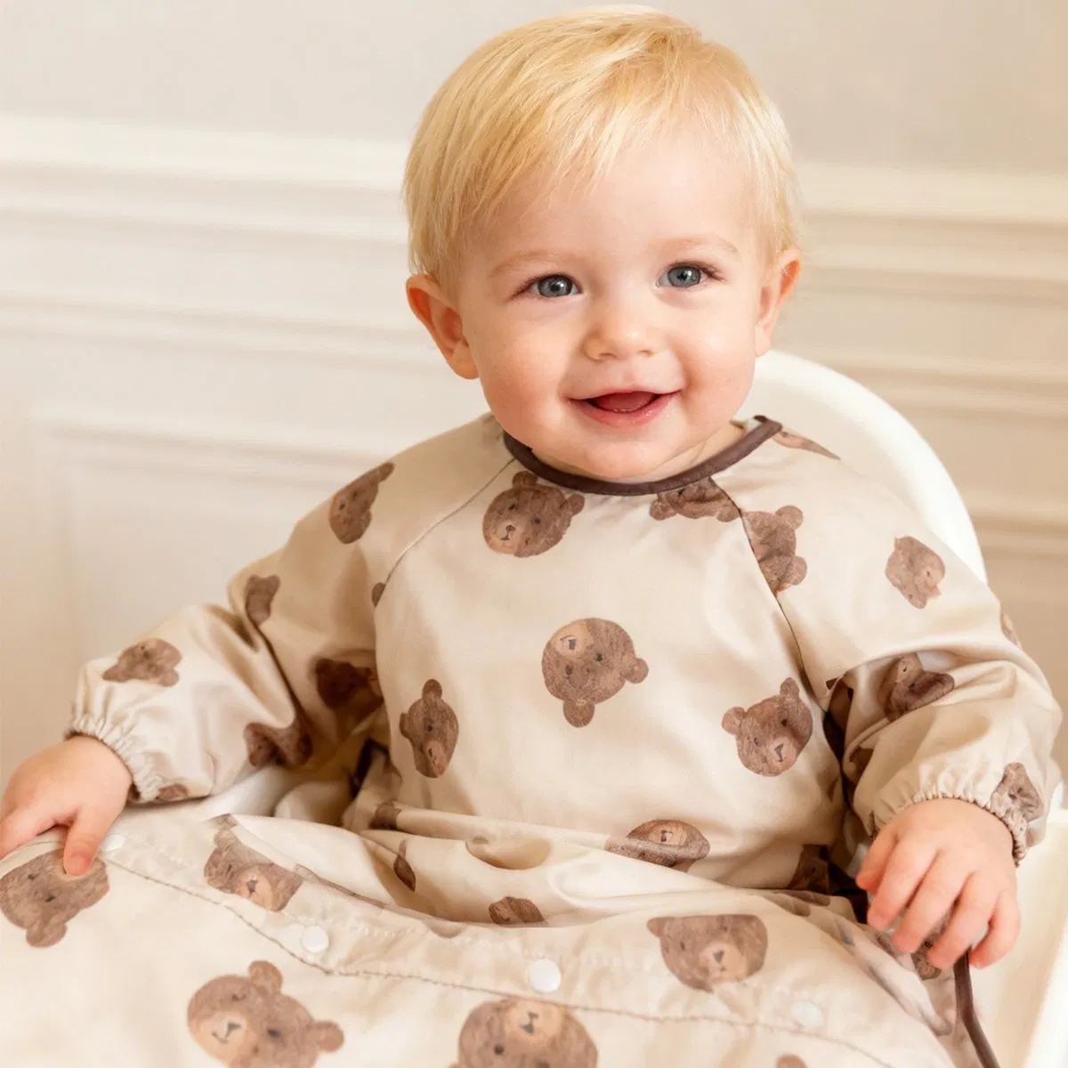 Low OEM Waterproof Baby Bibs Size Adjustable Baby Bibs Sleeveless