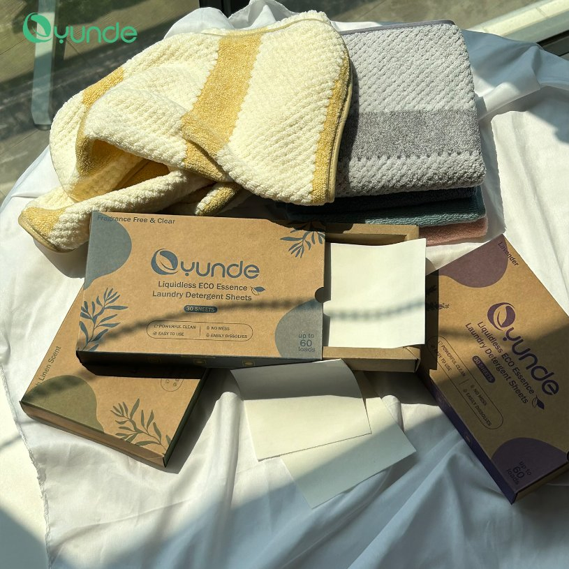 Easy Lavender: Scent-Infused Lightweight Laundry Detergent Sheets