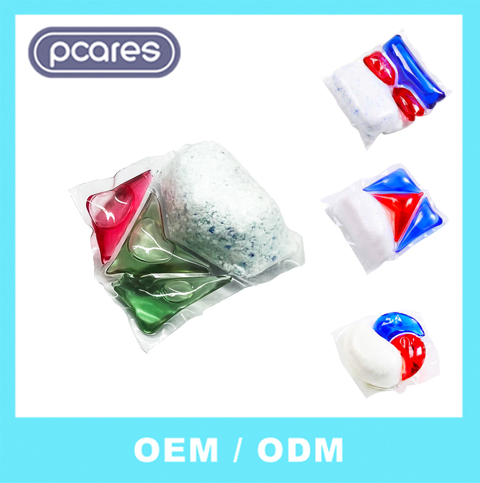 New 5 in 1 Dishwashing Detergent Pods 14PCS Eco-Friendly Dishwasher Tablets Automatic for Household Dishwashers Powder