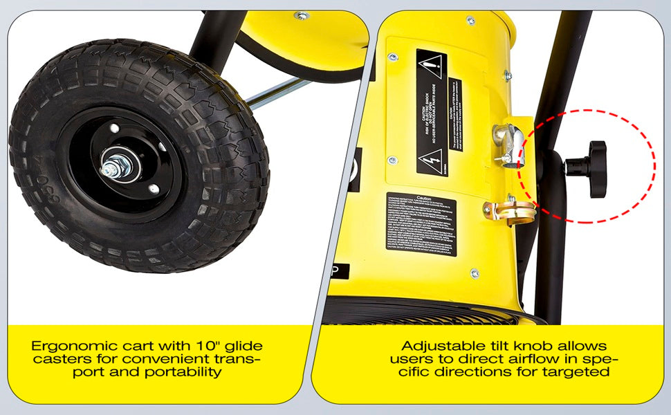 a Versatile Portable Solution for Workshop, Garage, Factory and Home Efficient 40kw Industrial Heater