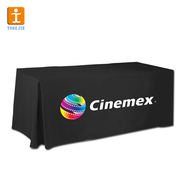 Fitted Table Cover Black Rectangle Tablecloth Textile Table Cloth