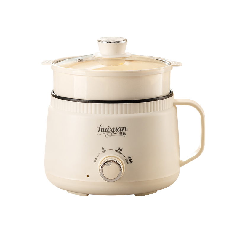 2026 Automatic Home Kitchen Appliances Portable Electric Hot Pot Multi-Functional Non-Stick Stainless Mini Soup Pot Cooker Electric Skillet Electric Cooking Pot