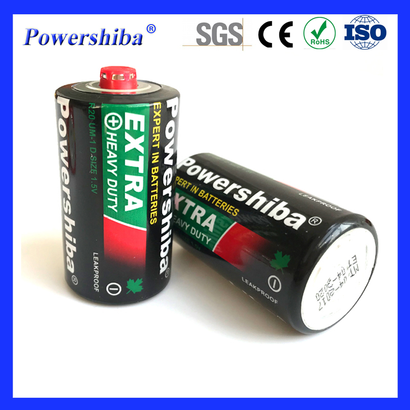 Батарейка угольно-цинковая 1.5V D (R20) Leakage-Proof