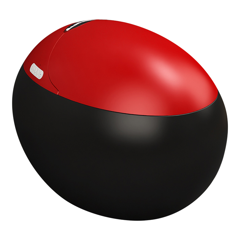 Black Red Egg Electric Toilet Bowl Automatic Flip Lid Intelligent Smart Toilet