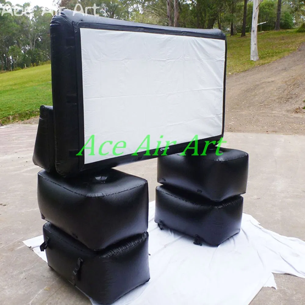 Multi-Person Inflatable Projector Screen Waterproof Movie Screen for Outdoor Projection Entertainment Activities