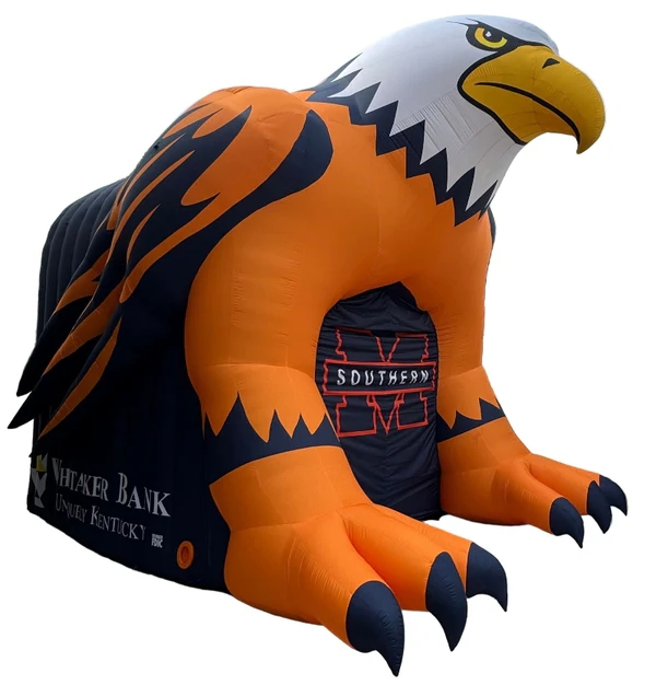 Boyi American Football Games Tent NFL Entrance Inflatable Eagle Helmet Tunnel