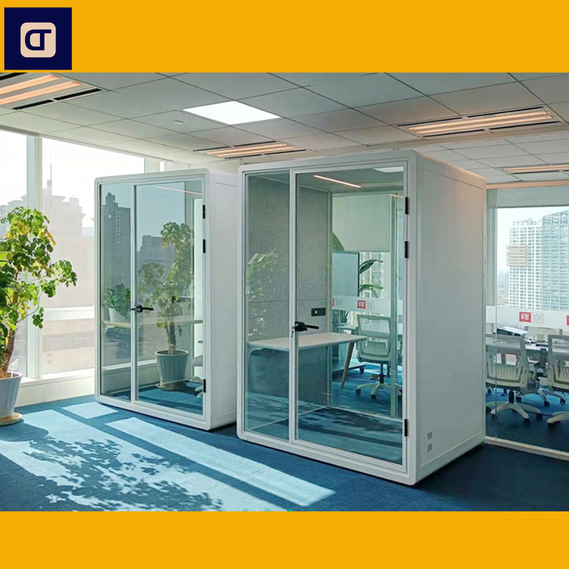 New Design Office Furniture Phone Booth Soundproof Acoustic Aluminum Frame Different Color Working Pod