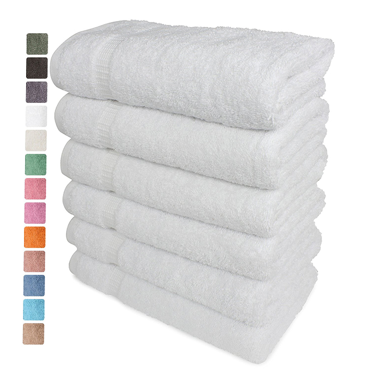 Custom Hotel Cotton Terry Soft Hand Towels Bath Towels Wholesale 09