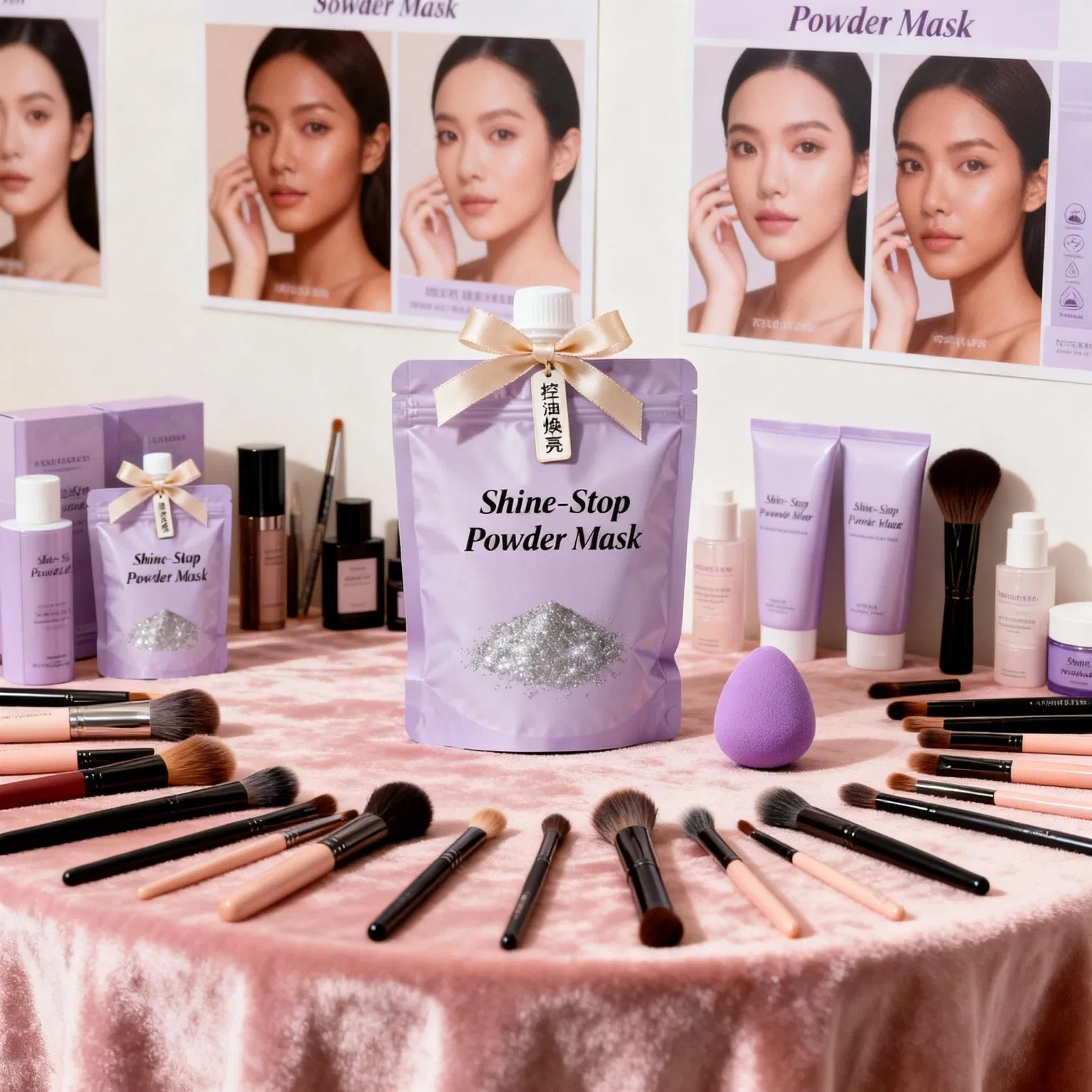 Whitening and Purifying Diatomaceous Earth and Menthol Face Mask for Blemish Prevention and Even Tone