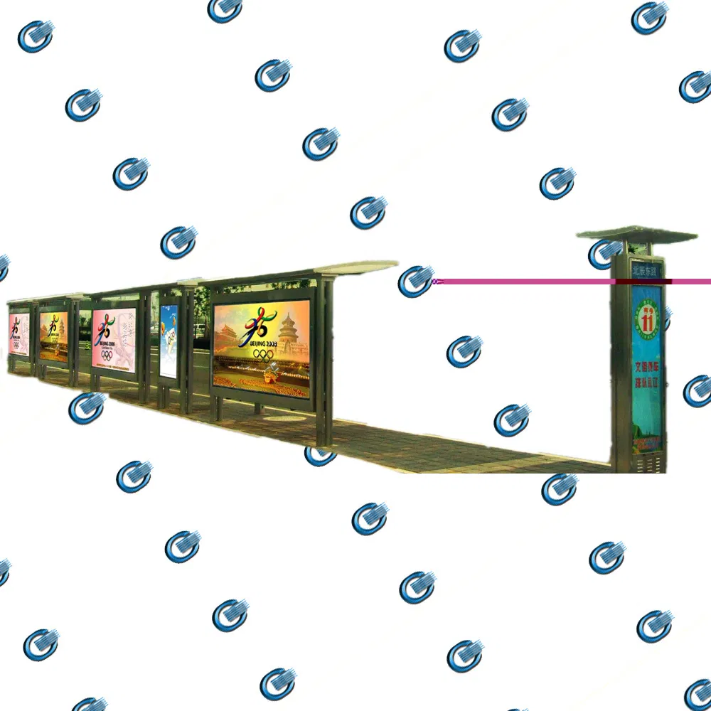 Stainless Steel Bus Stop Shelter (HS-BS-A002)