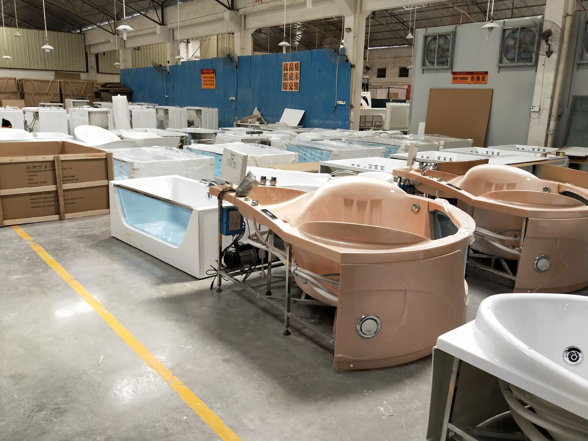 Угловая ванна джакузи с двойным сиденьем 165x165 см