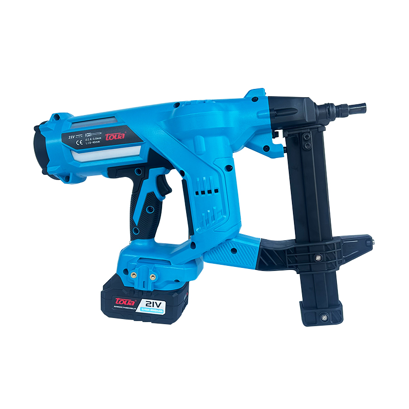 Battery Operated Nail Gun with Two Batteries