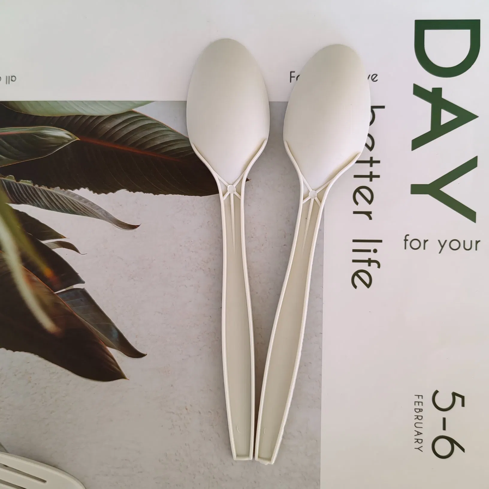 Hot Sale Disposable Plant Based Cutlery Set Biodegradable Food Fork Knife Spoon