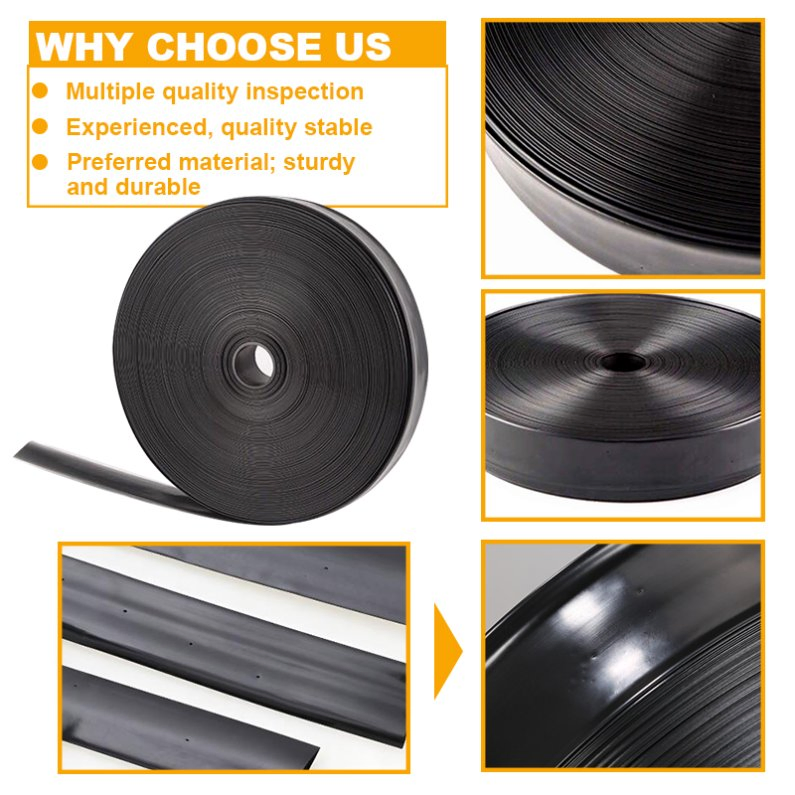 Agricultural Spray Irrigation System High Pressure Water Hose Sprinkler Rain Pipe 32mm Fittings Expendable Flexible Layflat PE Garden Plastic Rain Hose