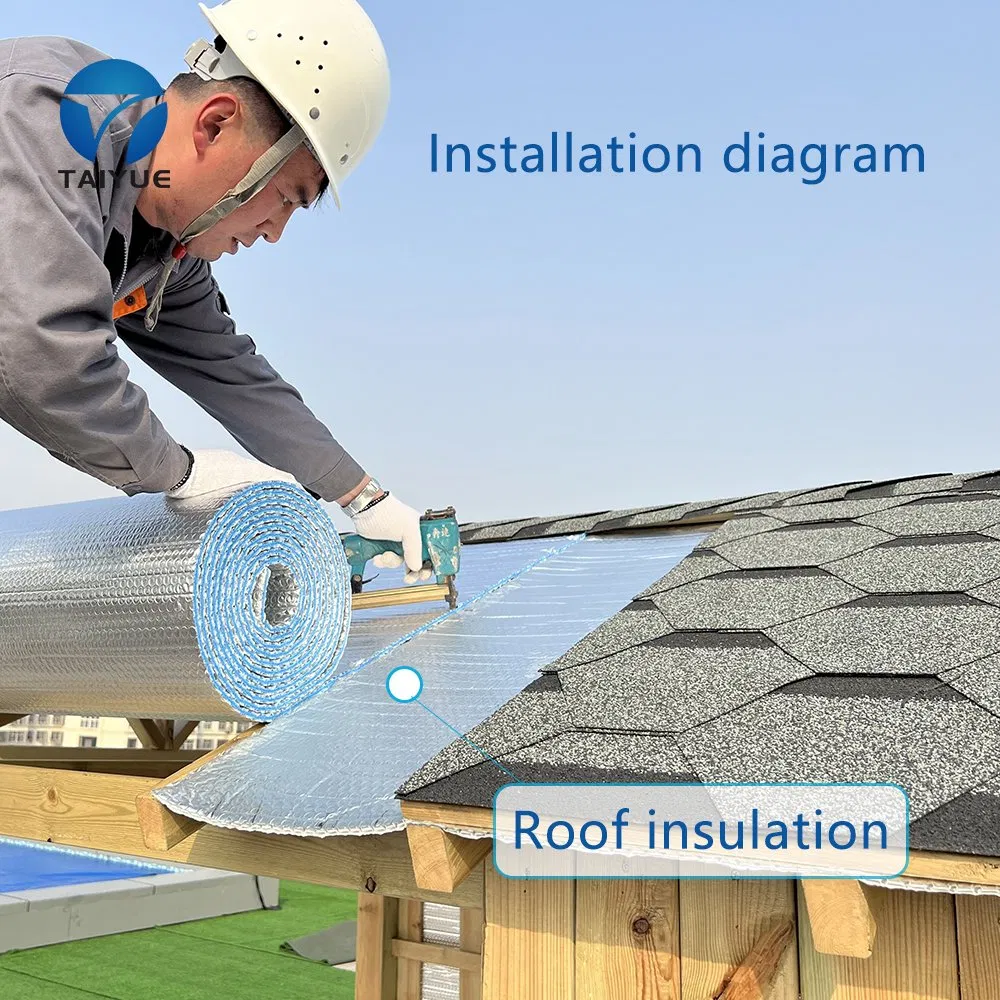 Aluminum Foil Bubble or Woven Polyethylene Bubble Foil Heat Insulation Rolls Material