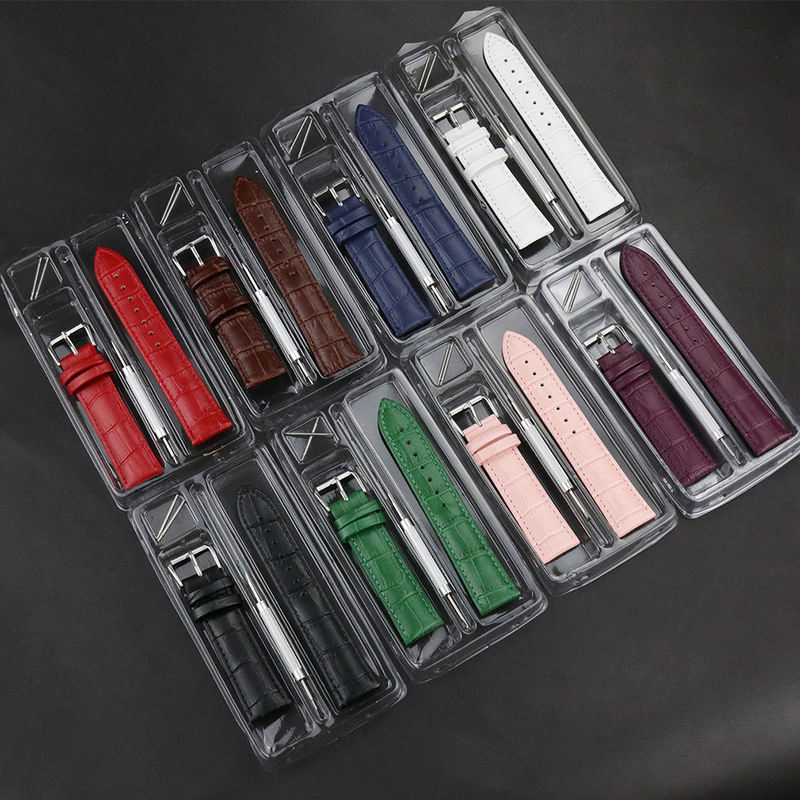 High Quality Genuine Leather Strap Watch Band Accessories Belt 10mm 12mm 14mm 16mm 18mm 20mm 22m 24mm Watch Band with Tool Set