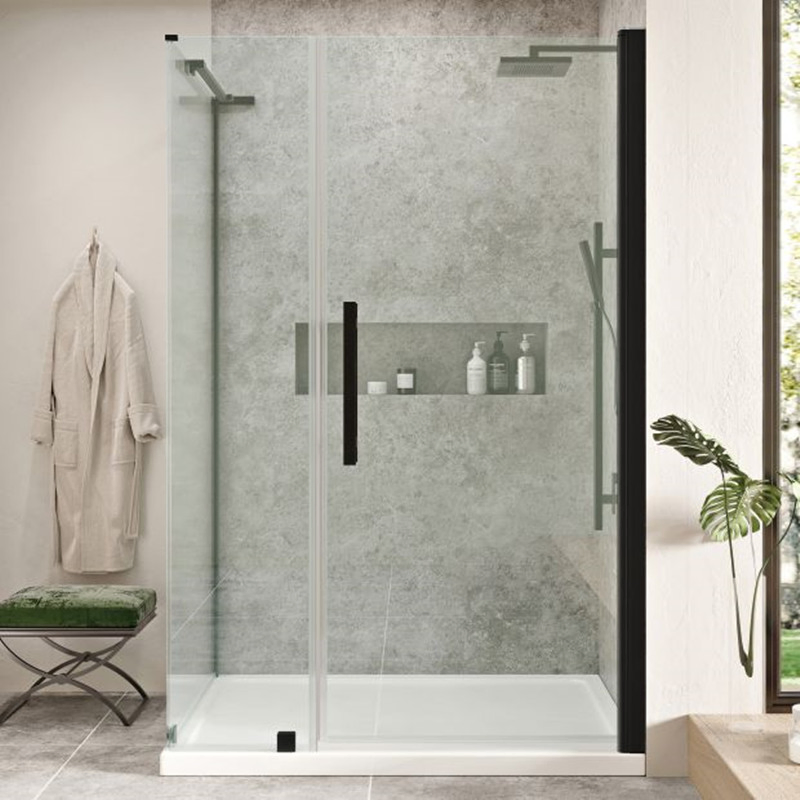 Shower Enclosure Tempered Glass Hot Selling Pivot Door Opening