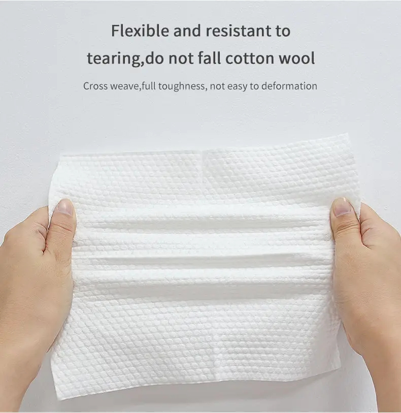 Multiuse Wet and Dry Non Woven Disposable Face Towel