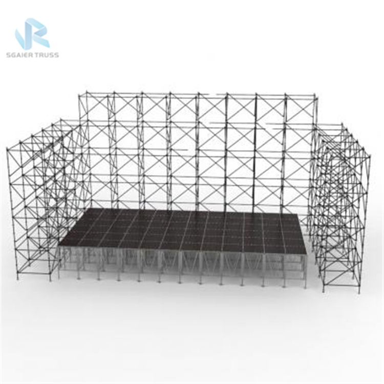 Galvanized Steel Horizontal Ledger End Ringlock Scaffolding Components System Layer Stage Truss