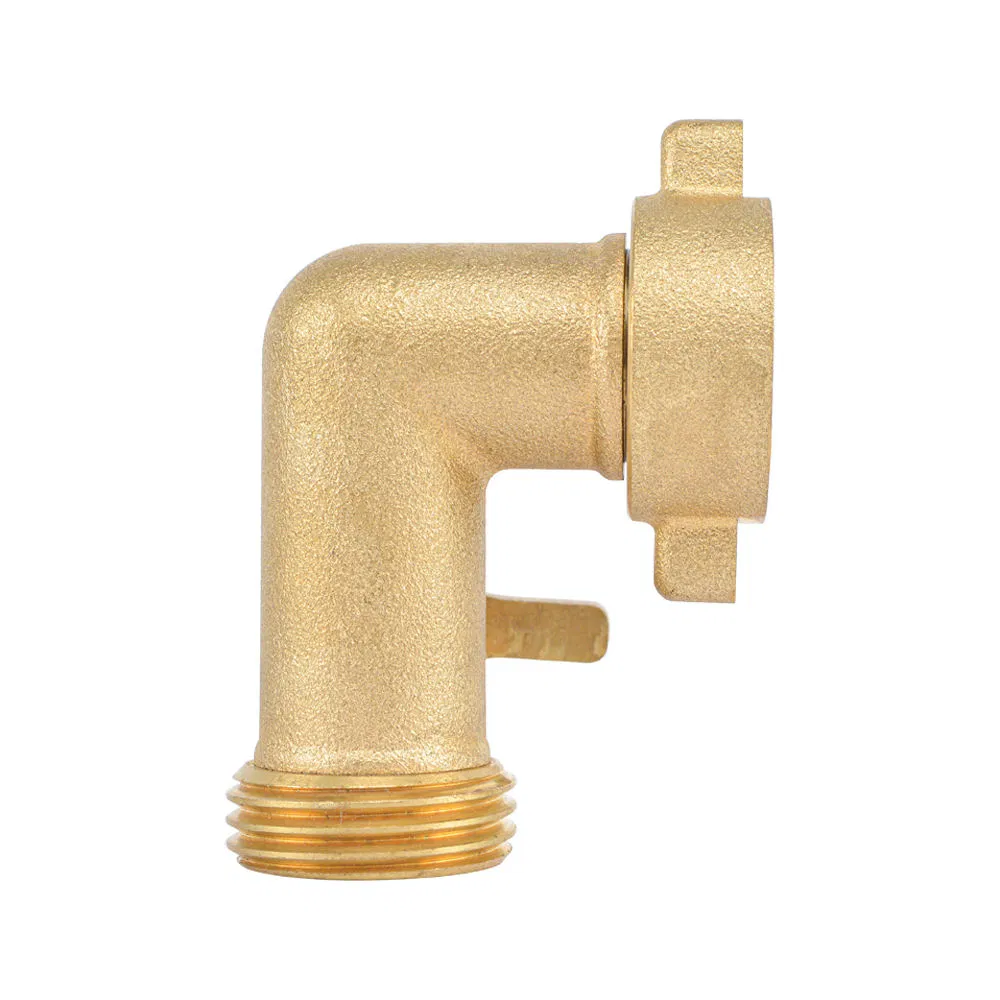 3/4" Fht X 3/4" Mht Brass Shut off Valve 90 Degree Garden Hose Elbow Connector