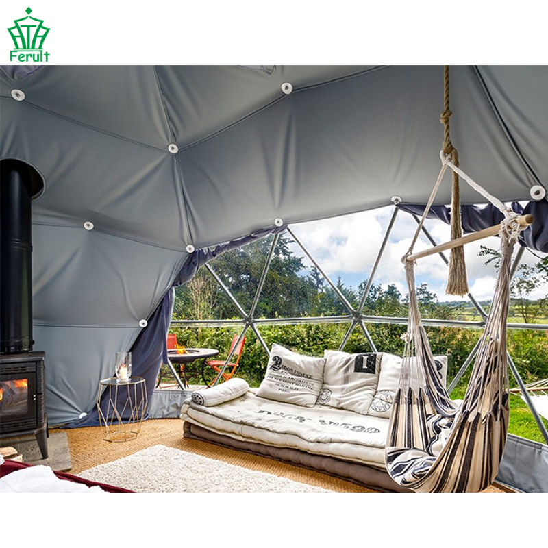 Geodesic Dome Glamping Tent Diffirent Insulation Available