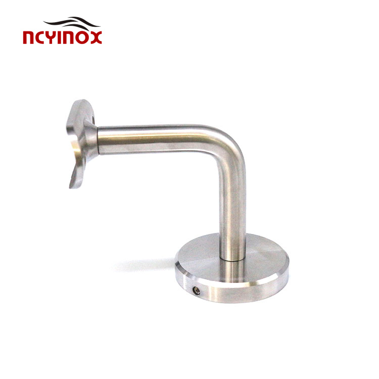 Wall and Glass Mount Stair Handrail Bracket Glass Railing Balustrade