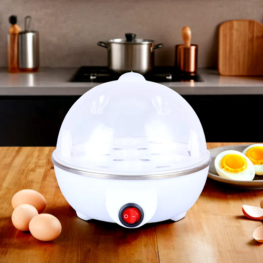 Compact Automatic Egg Cooker: Versatile Steamer for Quick Cooking