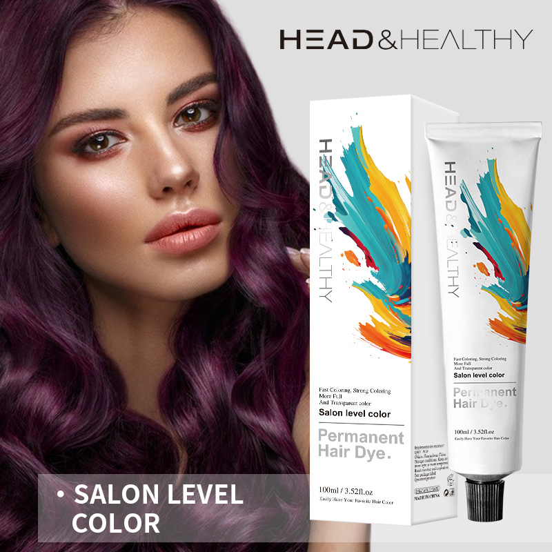 Keratin-Based Permanent Hair Color Dye Cream Herbal Ingredients Unisex Formula Long-Lasting & Safe for All Hair Types