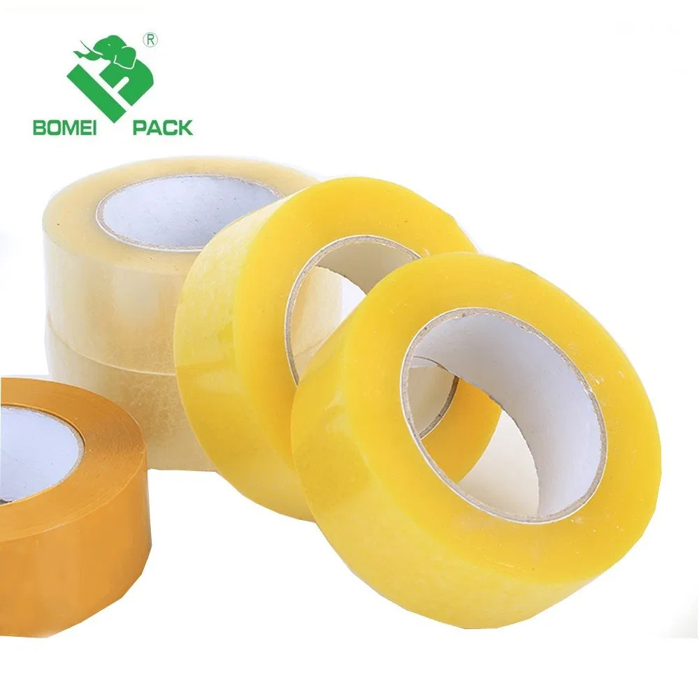 Strong Sticky Hot Melt Transparent Yellowish BOPP Packing Tape Wholesale