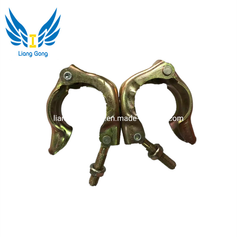 Forged Swivel Steel Quick Scaffolding Pipe Joint Clamp Coupler Electronic Galvanized Drop Forged Steel Scaffolding Coupler