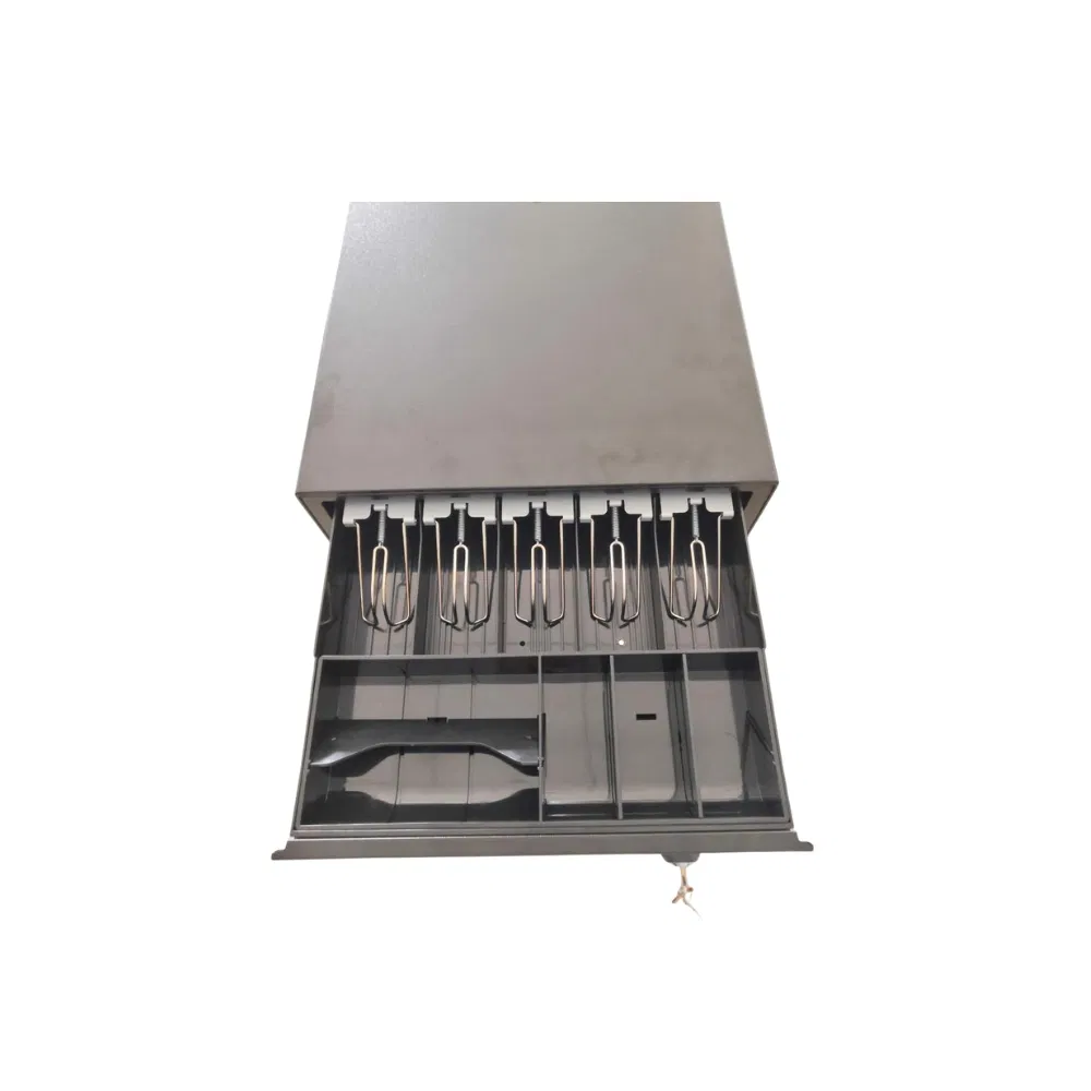 410mm Metal POS Cash Drawer with Rj12 Interface, 4 Bills 8 Coins