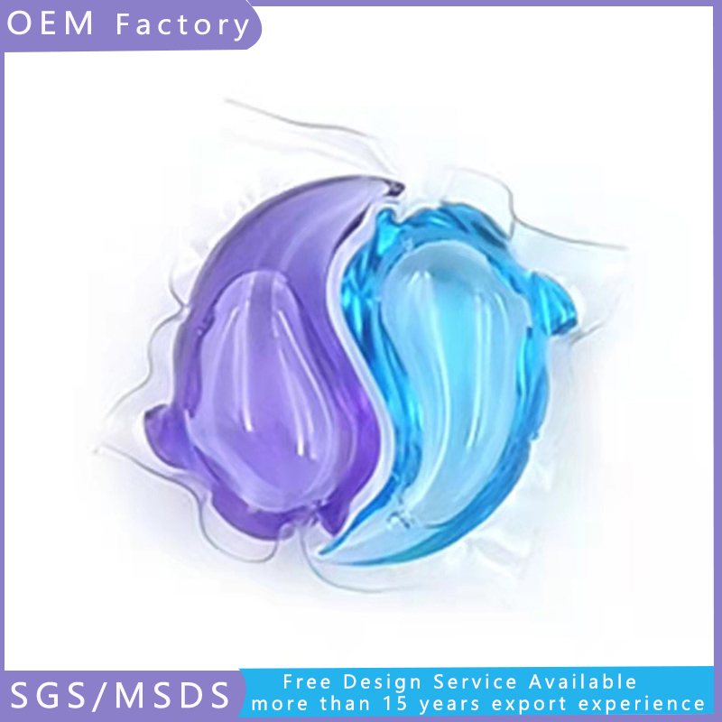 OEM Available Washing Machine Detergent Use Plastic Box Guangzhou Water Soluble Laundry Pod Distributor