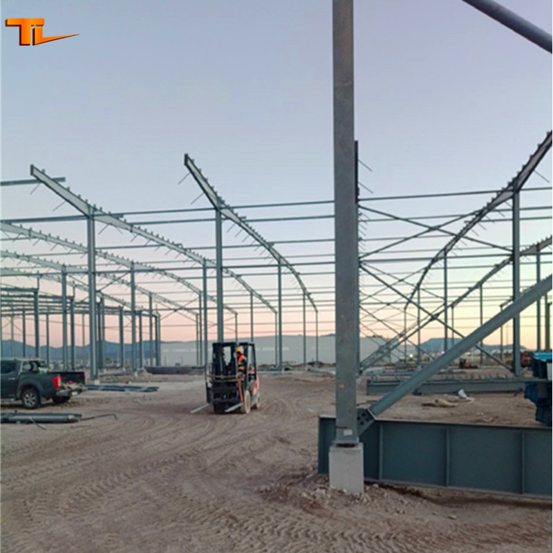 Prefabricated Modular Industry Iron Steel Structure Fabrication Structural Hangar Warehouse