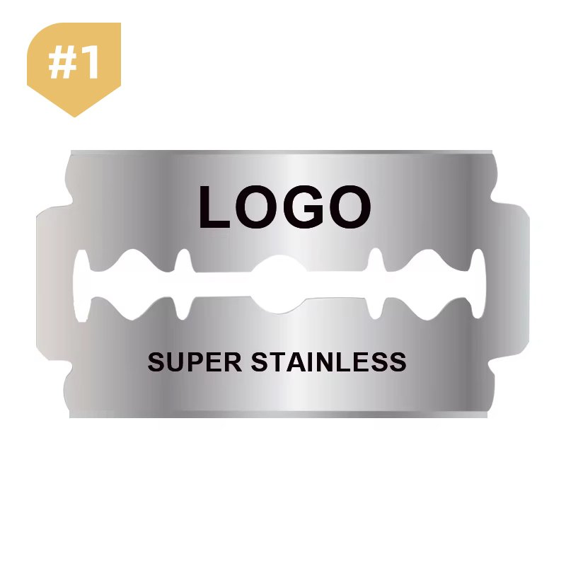 Popular Stainless Steel Blades Double Edge Razor Blade with High Quality Custom Logo