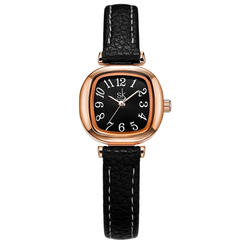 New Trendy Popular Elegant Retro Charming Lady Watch Vintage Design Waterproof Wristwatch