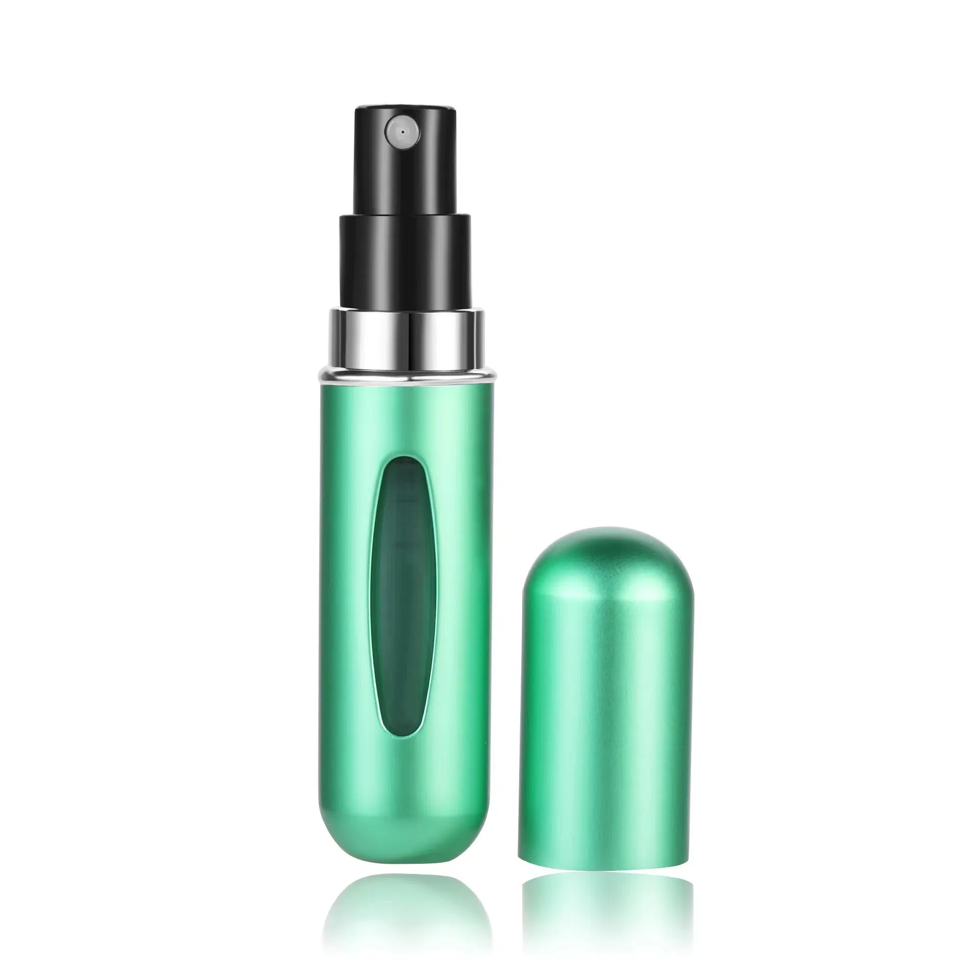 The Bottom of The Round 8ml Perfume Dispenser Bottle Is Filled with Portable Travel High-Grade Electrolytic Aluminum Spray Mini Empty Bottle Logo
